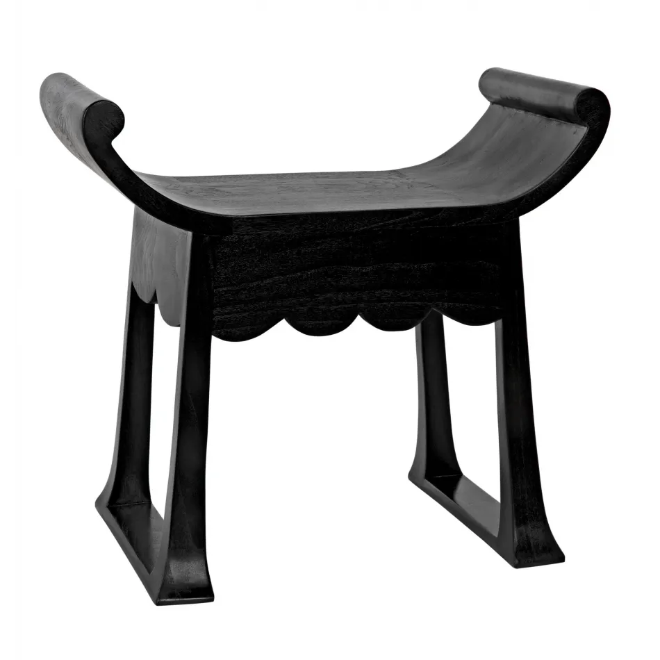Wey Side Table, Charcoal Black