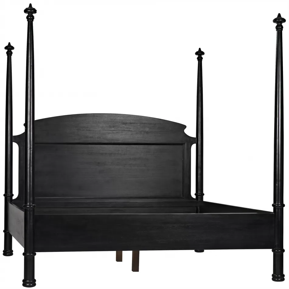 Douglas Bed, Eastern King, Hand Rubbed Black