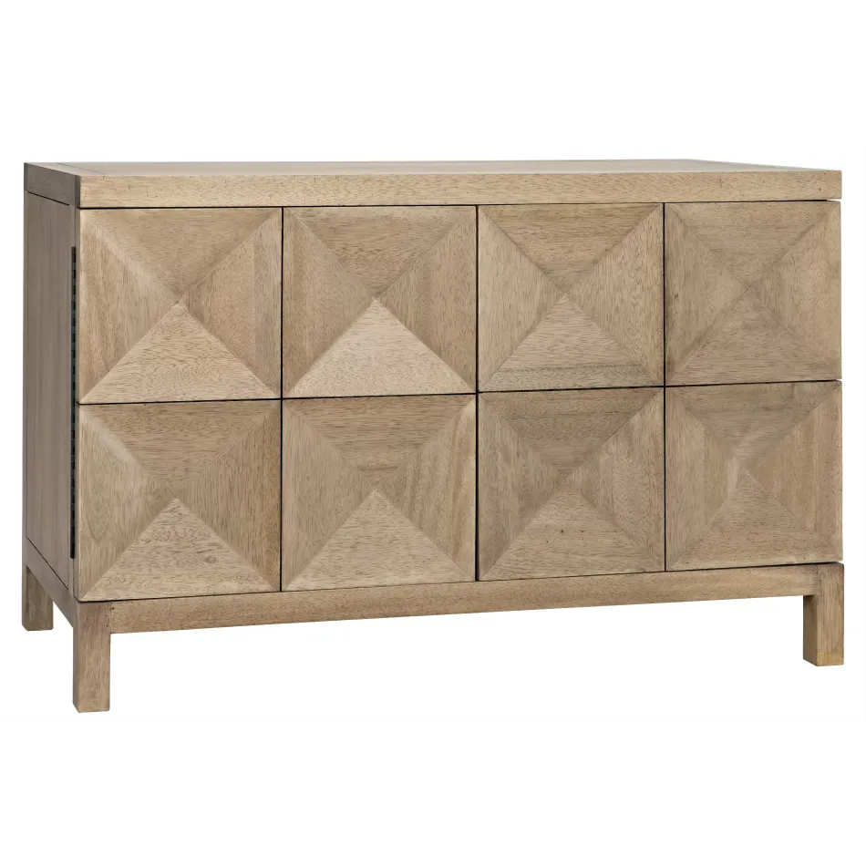 QS Quadrant 2 Door Sideboard, Washed Walnut