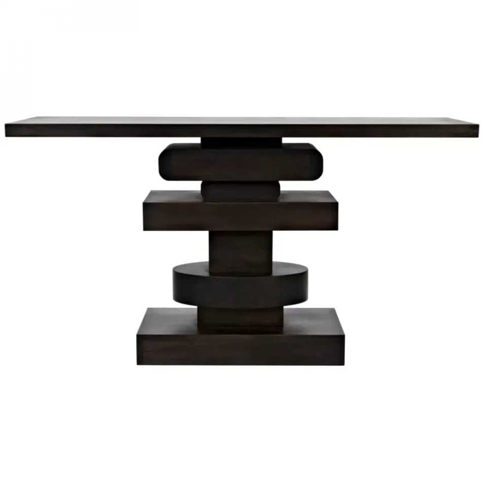 Solange Console, Ebony Walnut