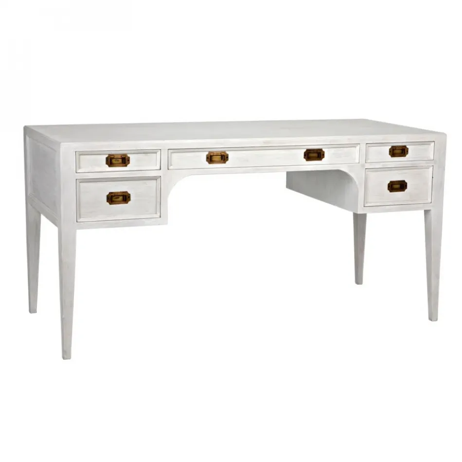 Africa Desk, White Wash