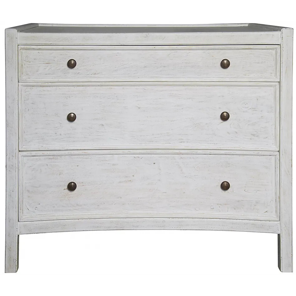 QS Hampton Side Table, White Wash