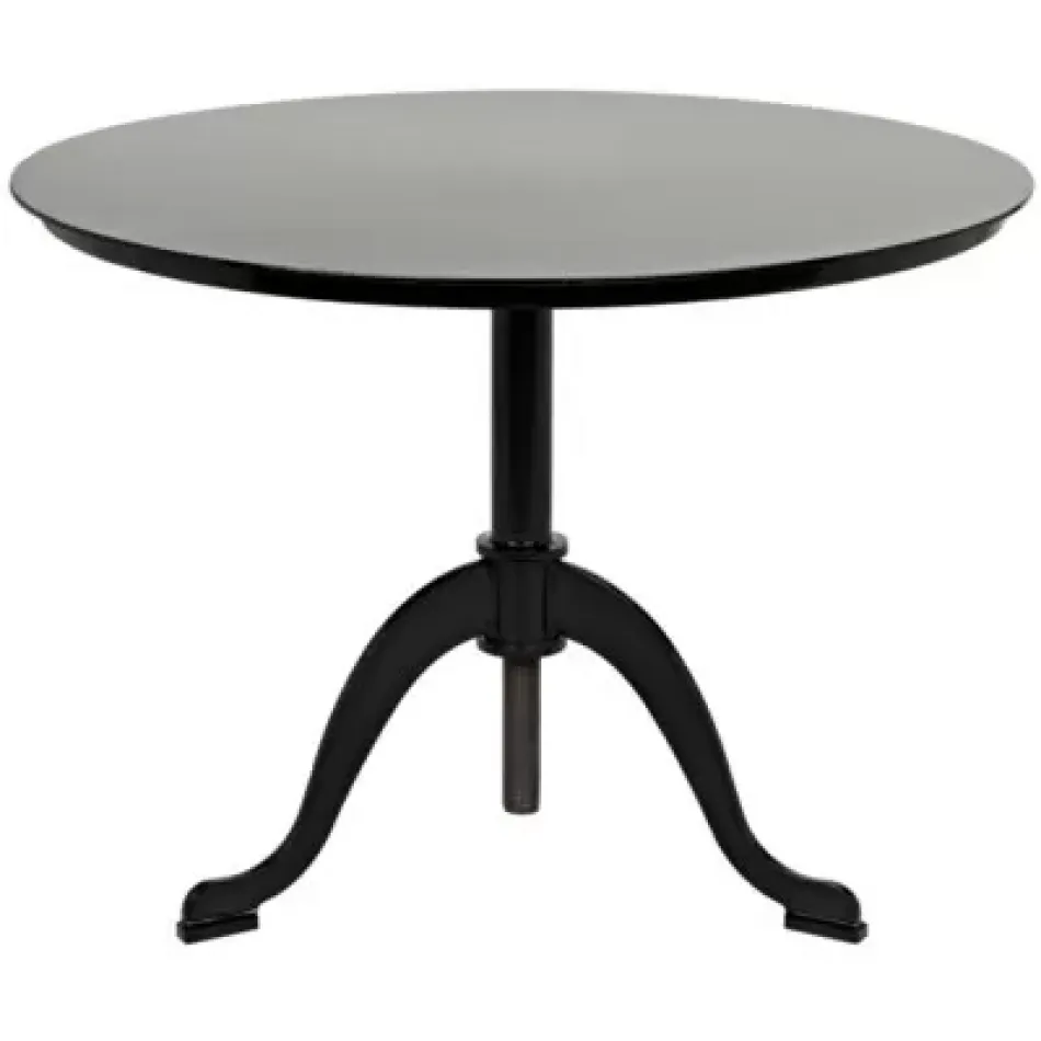 Calder Side Table, Black Metal