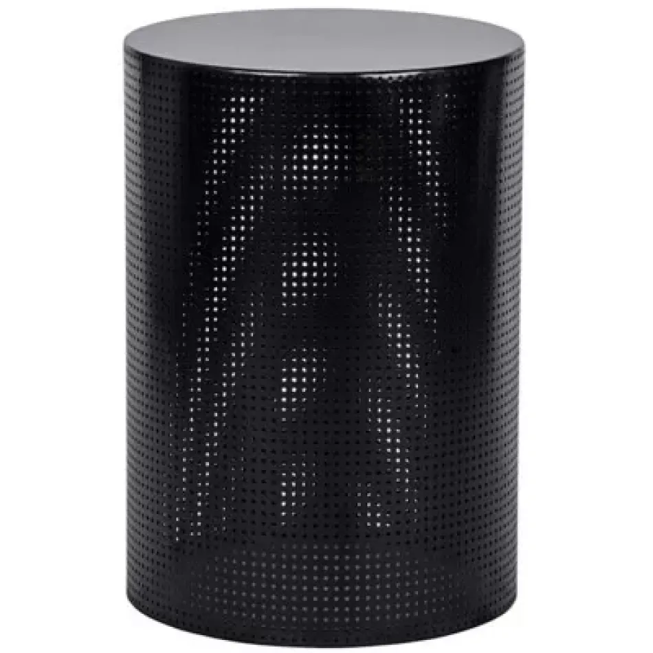 Dixon Side Table, Black Metal, Large