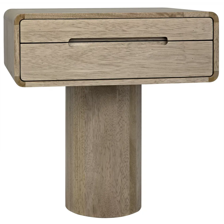 Langford Side Table, Washed Walnut