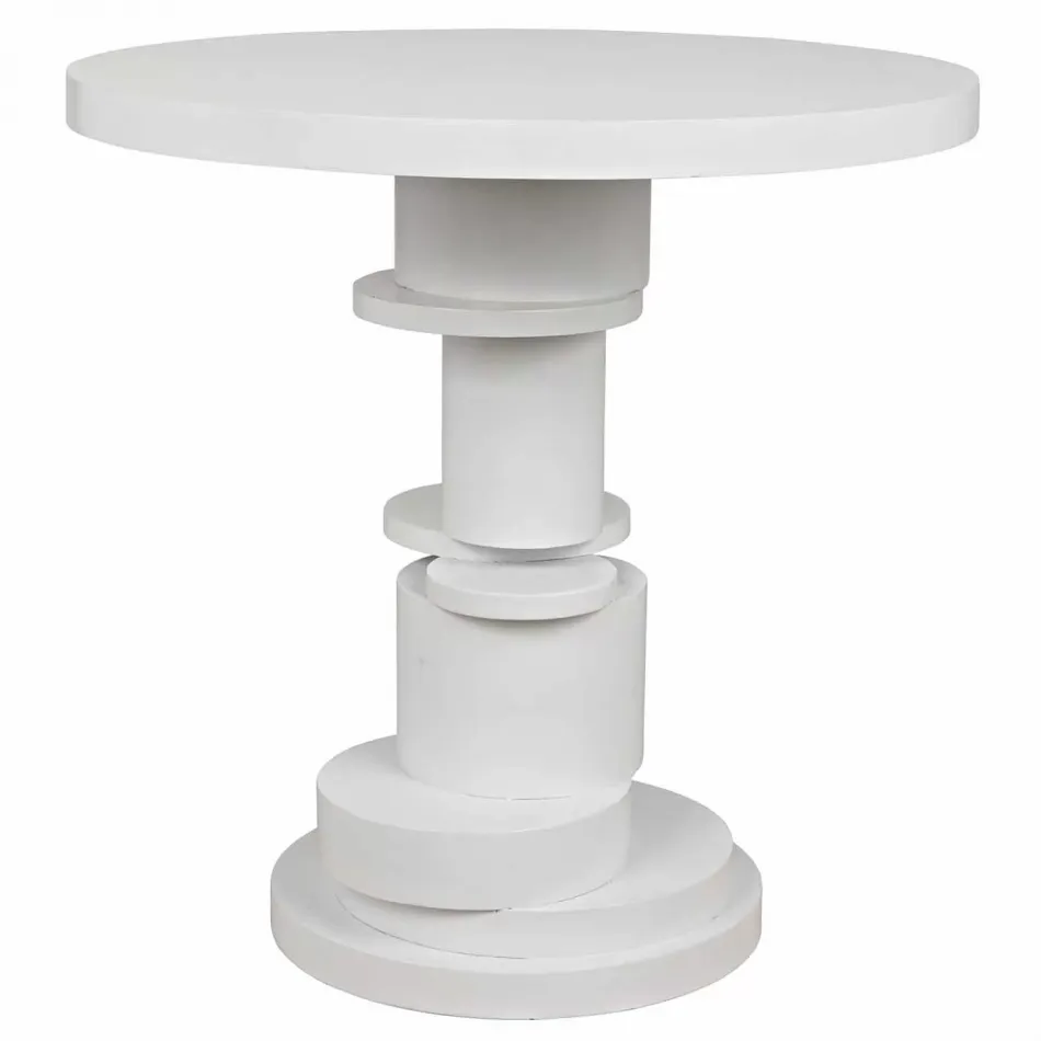 Hugo Side Table, Solid White
