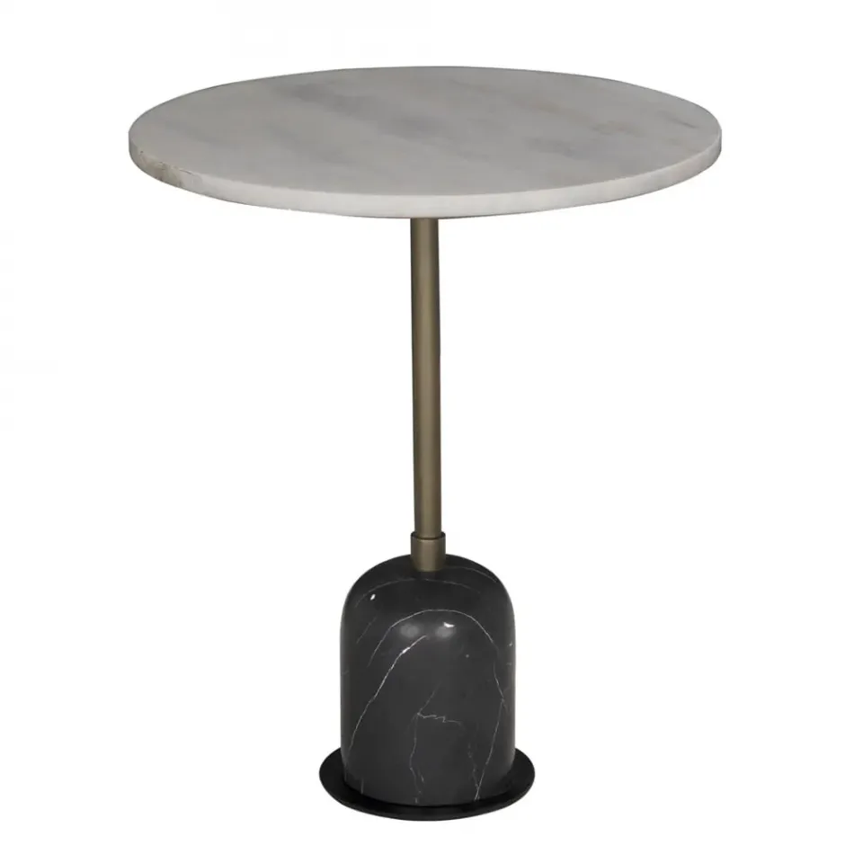 Shantu Side Table with Stone Top