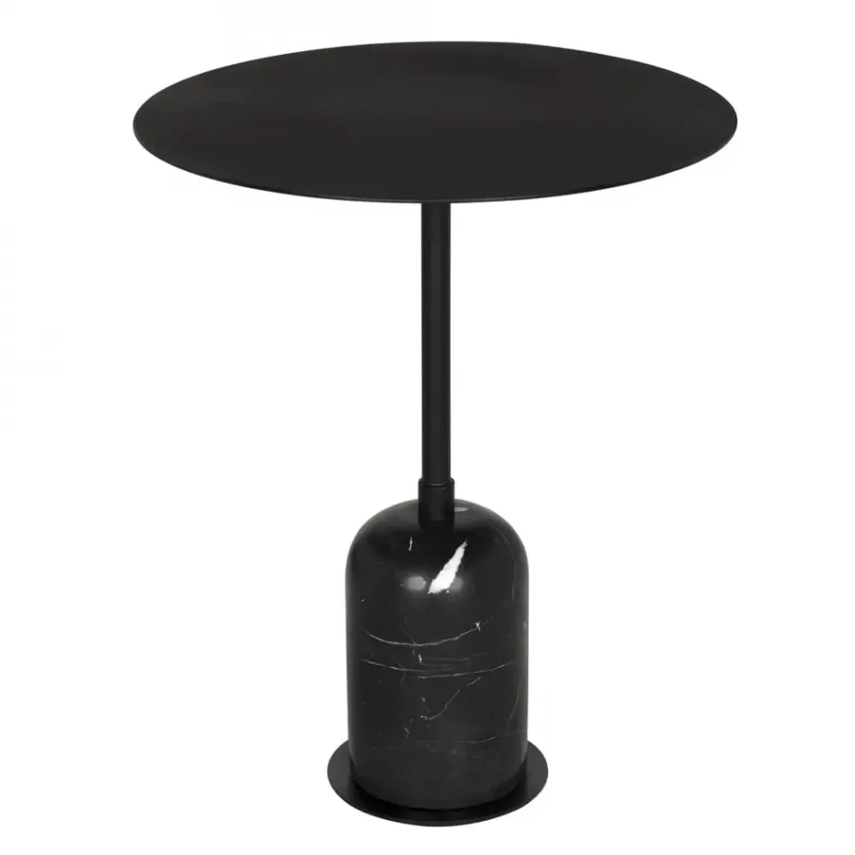 Shantu Side Table with Metal Top