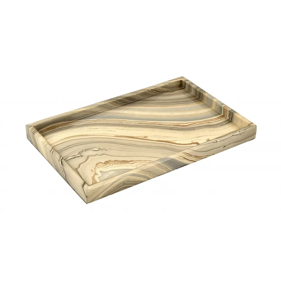 Lacquer Tucson Vanity Tray 8" x 12" x 1.5"H