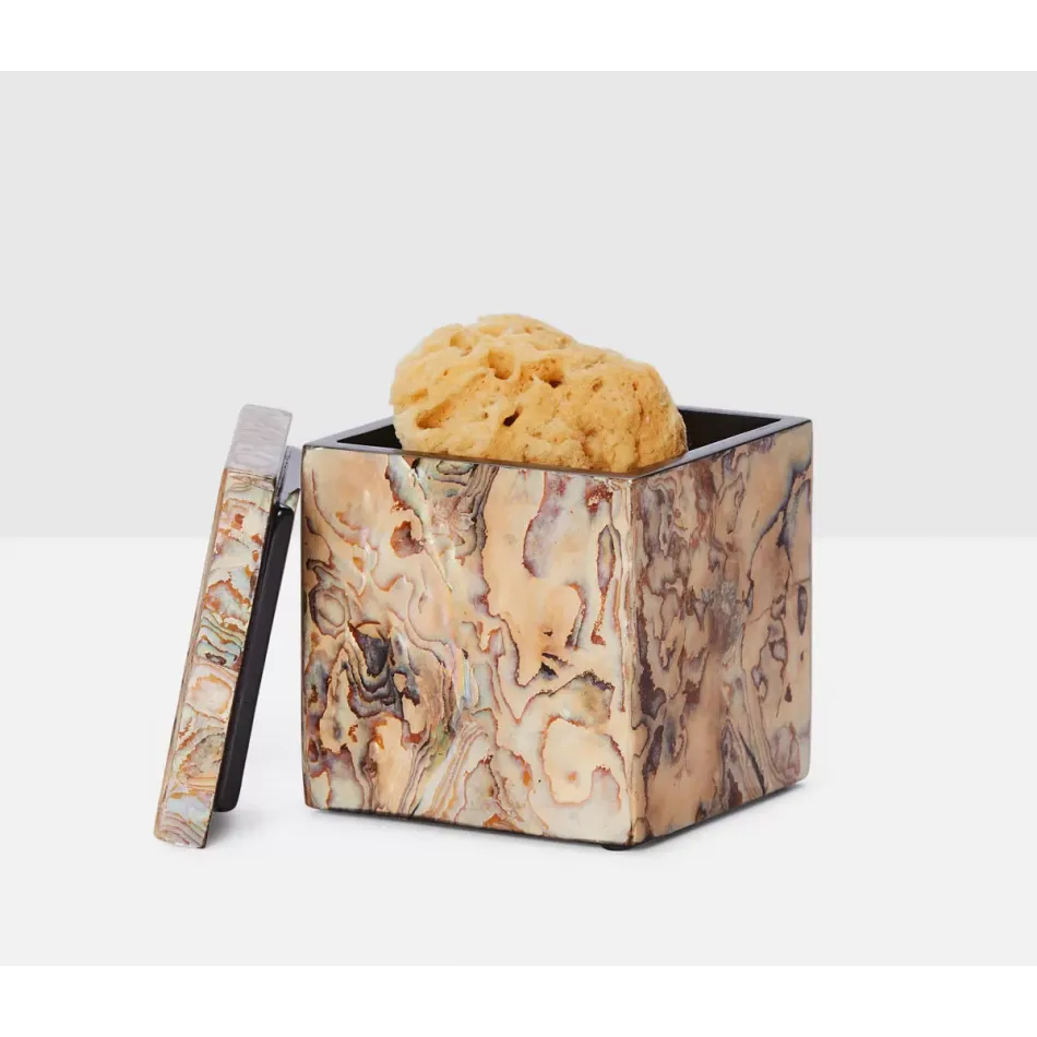 Adana Marbleized Young Pen Canister Square Straight Shell