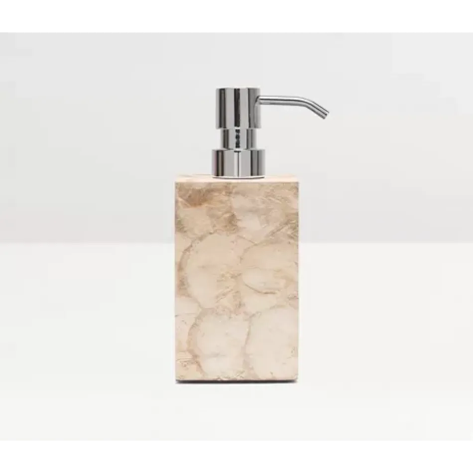 Andria Smoked Soap Pump 3"L x 3"W x 8"H