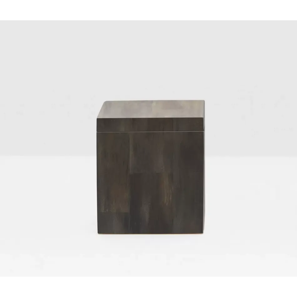 Arles Dark Canister Square Straight Faux Horn