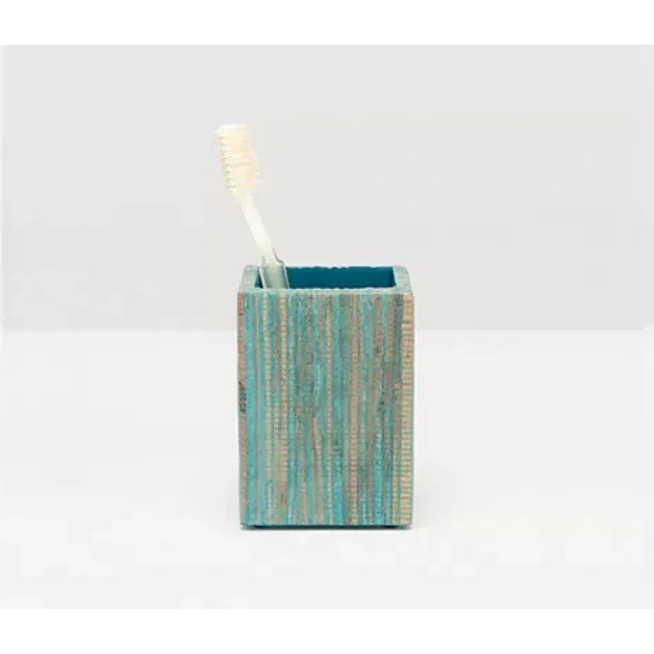 Bali Aqua Brush Holder Square Straight Water Hyacinth