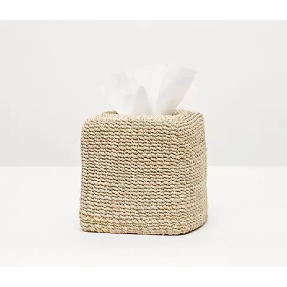 Chelston Bleached Tissue Box Square Straight Abaca Fiber