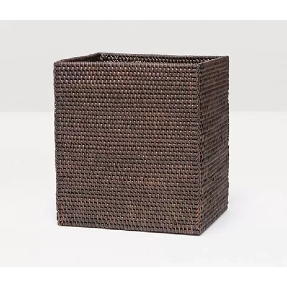 Dalton Coffee Wastebasket Rectangular Tapered Rattan