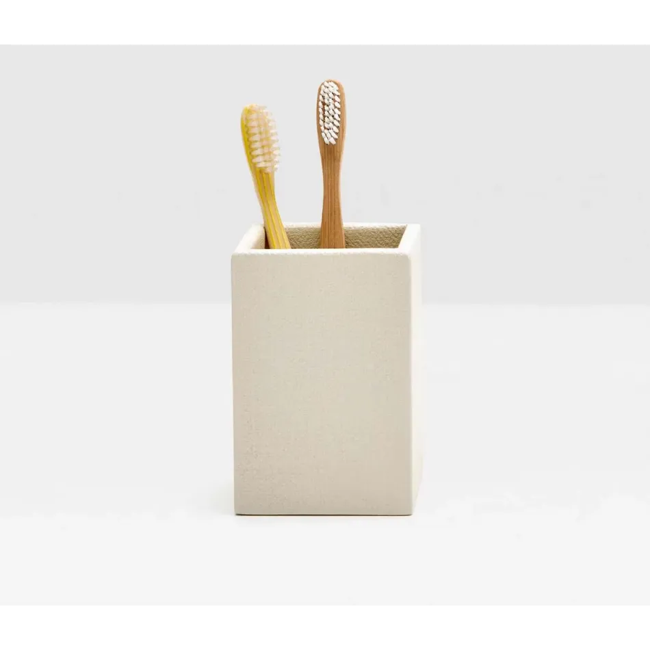 Dannes White Brush Holder 3"L x 3"W x 4.5"H