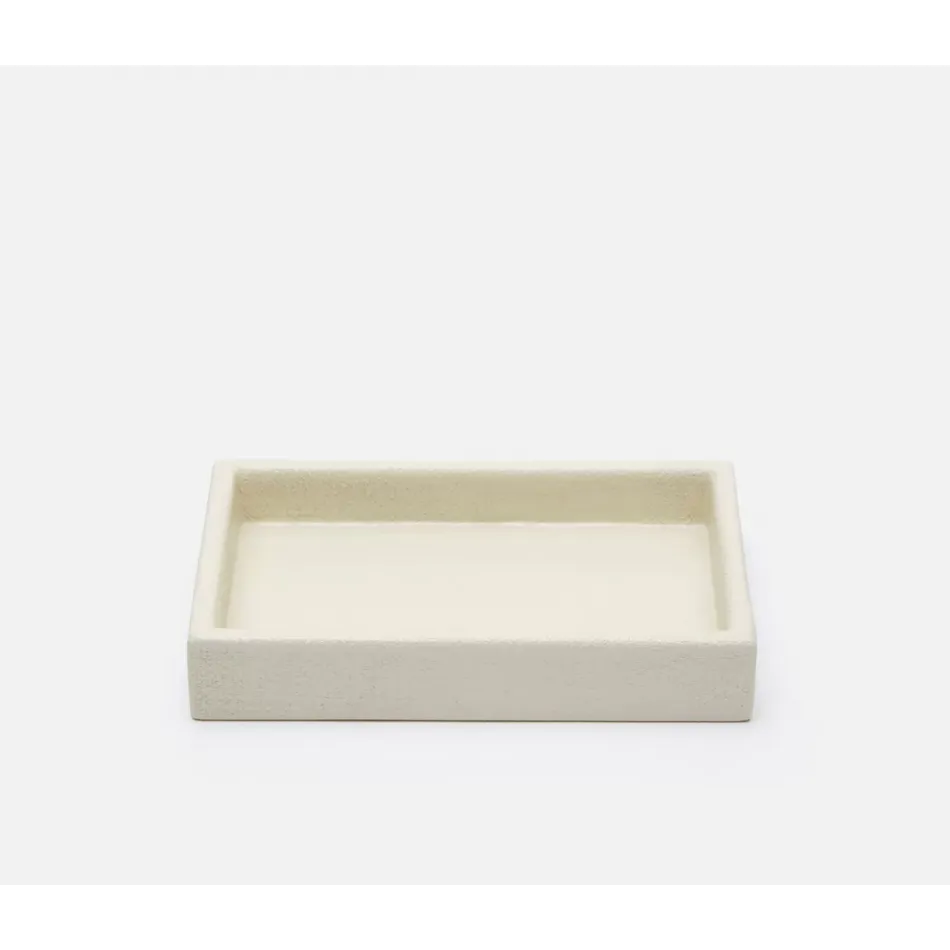 Dannes White Soap Dish 6"L x 4"W x 1"H