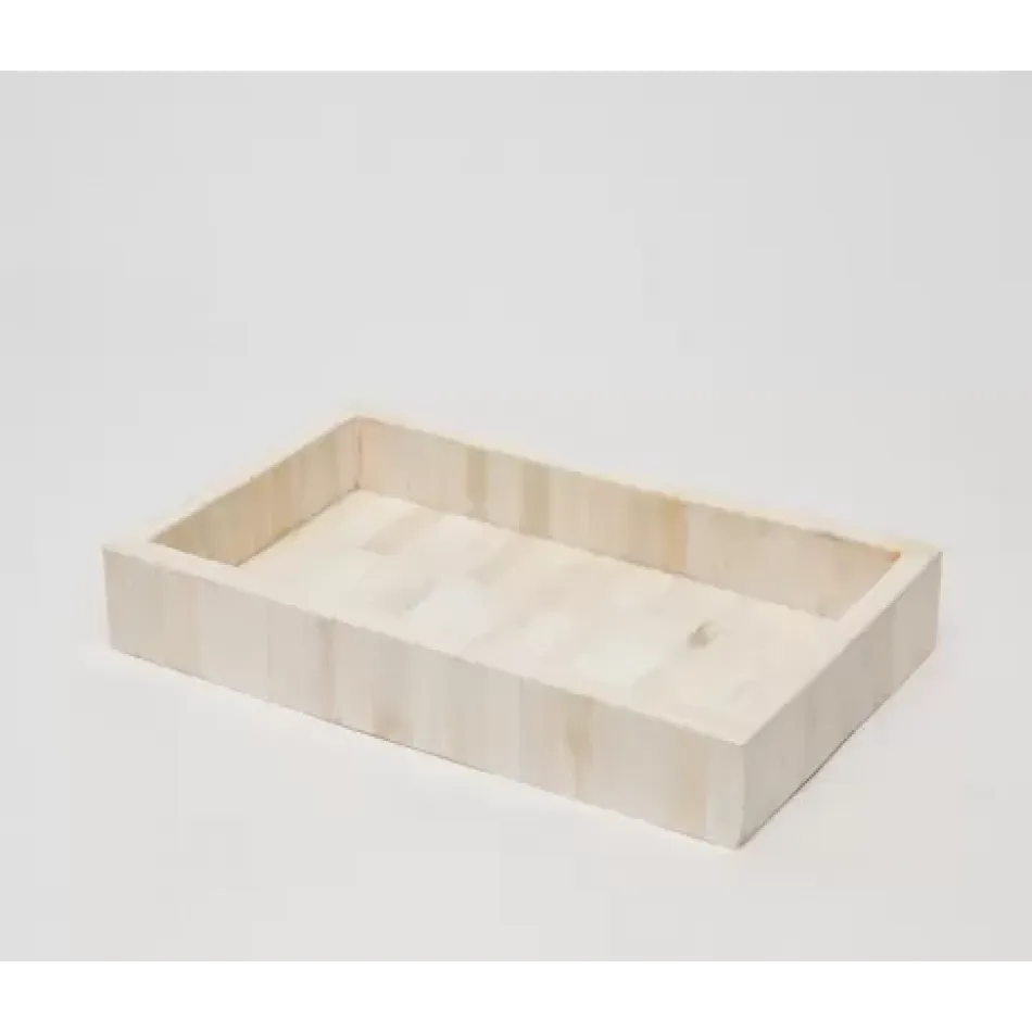 Gaya #Dnr# Natural Tray Medium Rectangular Straight Bone