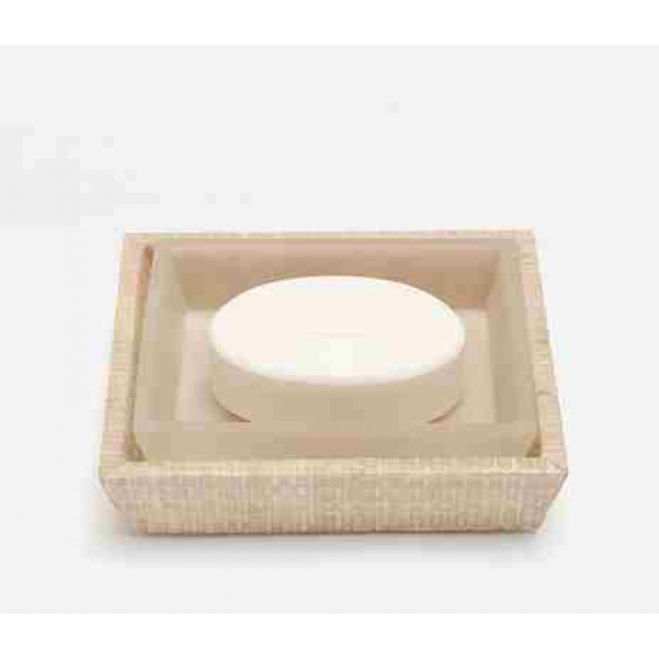 Ghent Natural Soap Dish 6"L x 5"W x 1.5"H