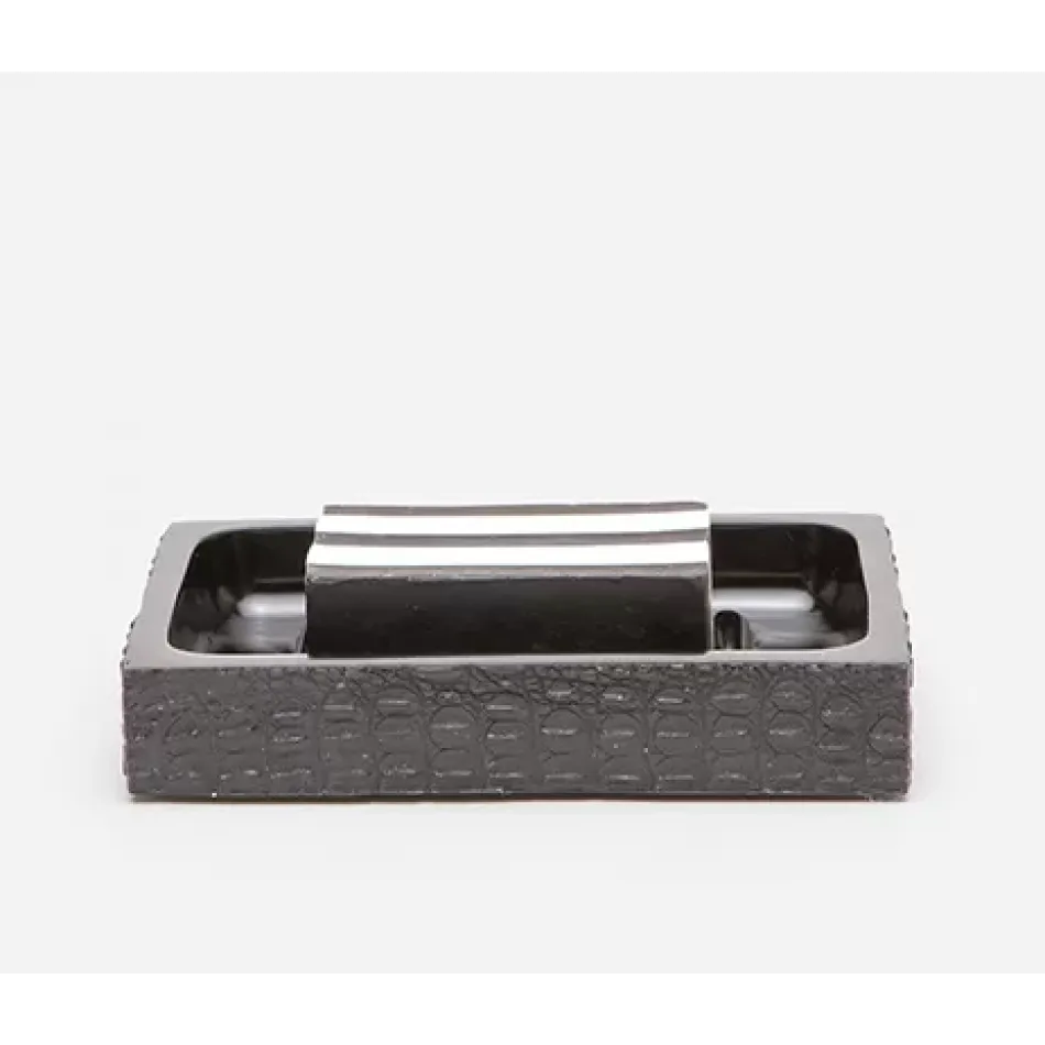Hawen Black Soap Dish 6"L x 4"W x 1"H