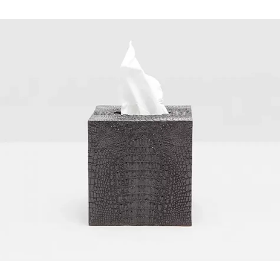 Hawen Black Tissue Box 5.5"L x 5.5"W x 6"H