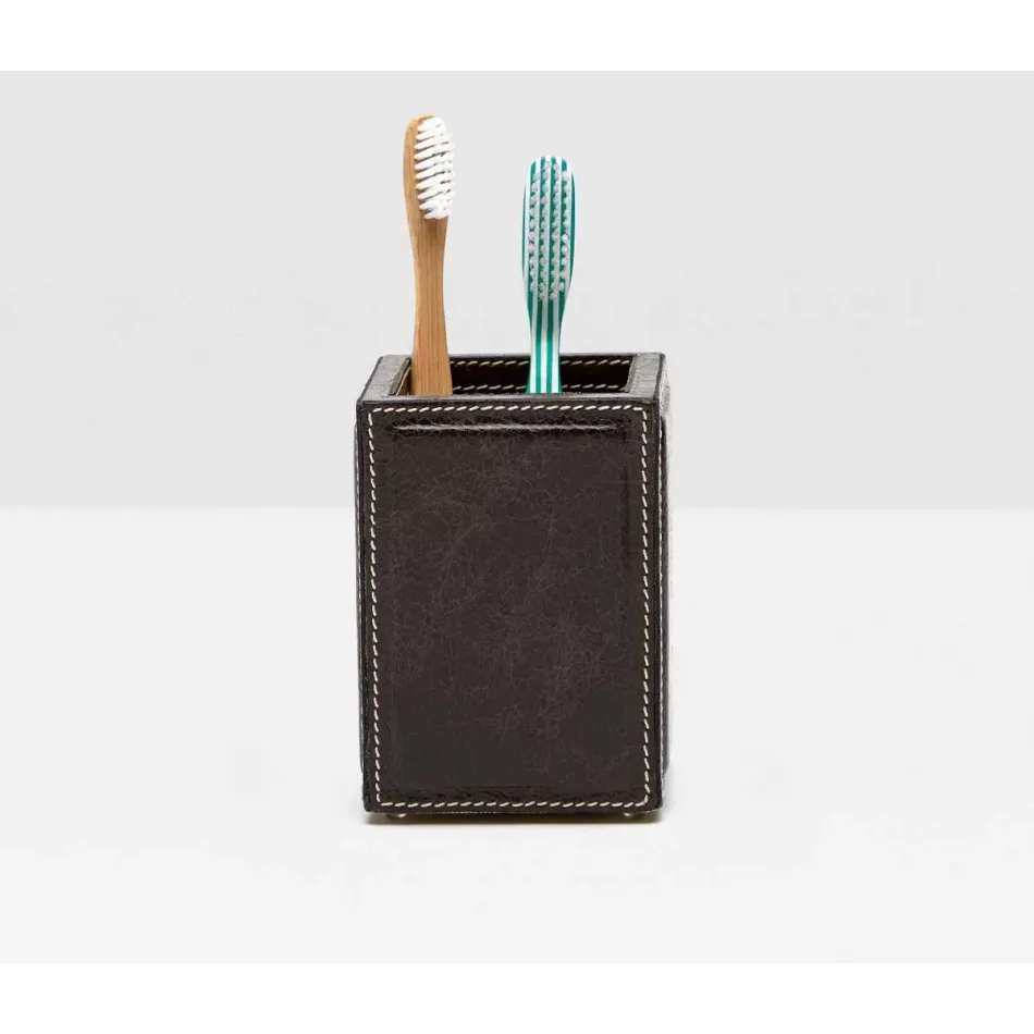 Lorient Charcoal Brush Holder 3.5"L x 3.5"W x 4.5"H