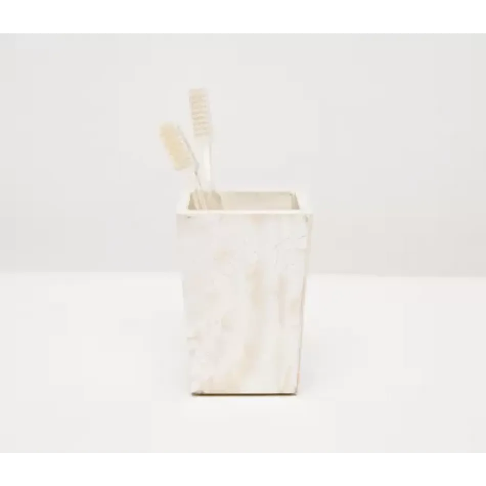 Lugano Kabibe Brush Holder 3"L x 3"W x 4.5"H