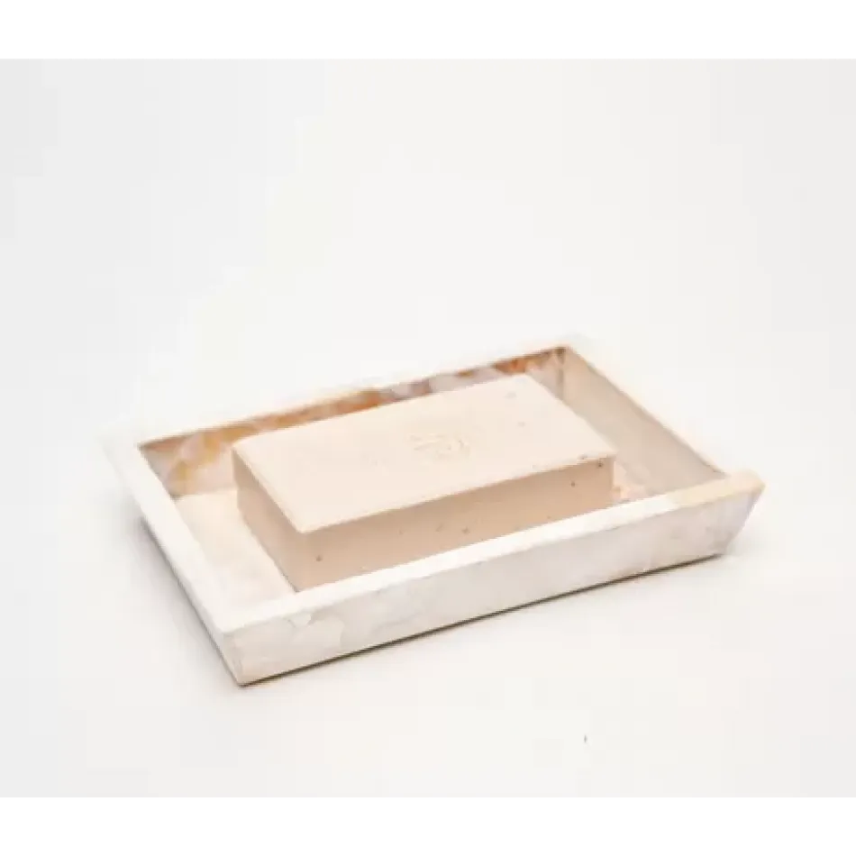 Lugano Kabibe Soap Dish 6.5"L x 4.5"W x 1"H