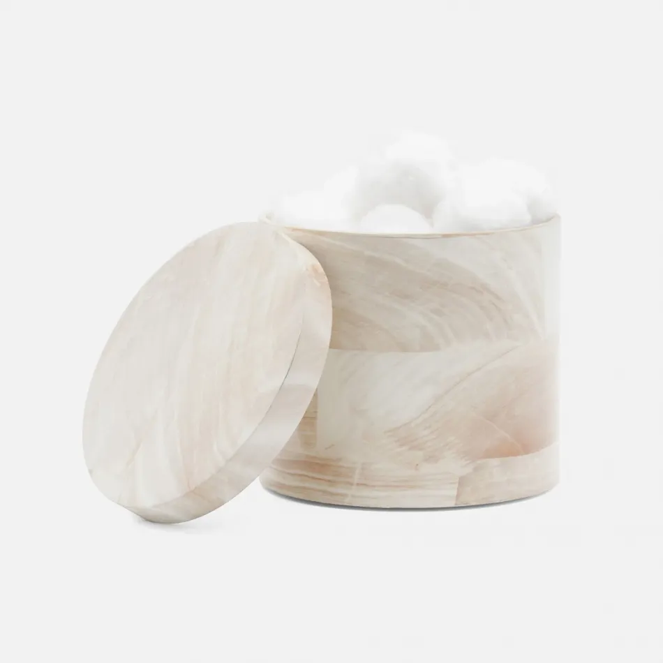 Palermo Ii Natural Bath Canister 4.5"D x 4.5"H