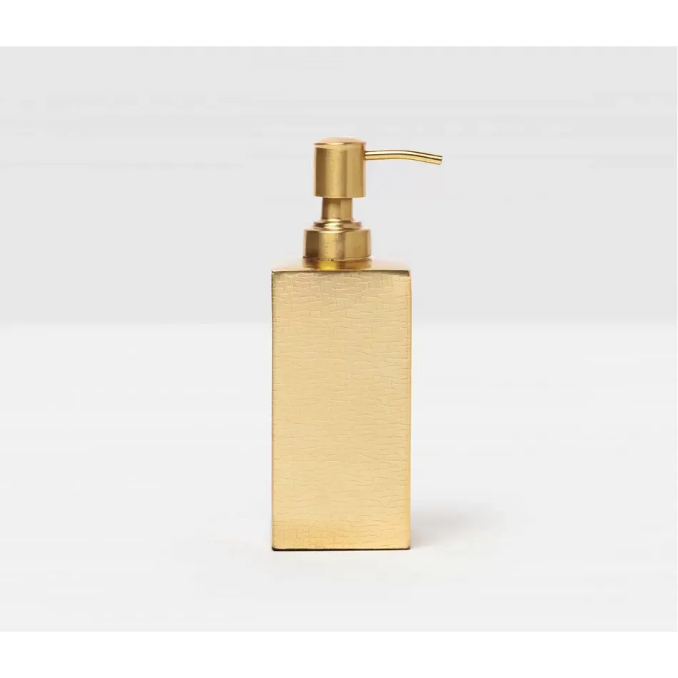 Tiset #Dnr# Soap Pump Ss Gold Etched Stainless Steel