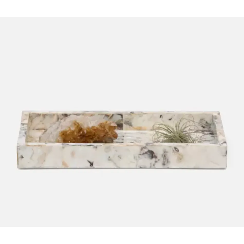 Tramore #Dnr# Natural Laminated Tray Large Rectangular Straight Oyster
