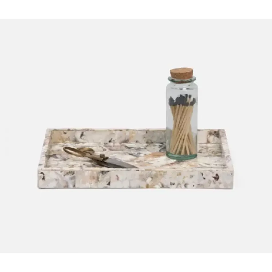Tramore Natural Laminated Tray 10.5"L x 6.5"W x 1.5"H
