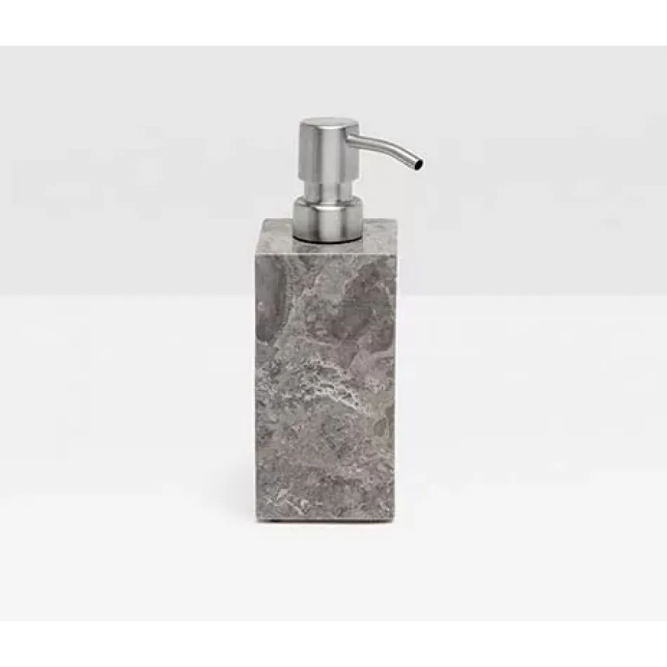 Veneto Gray Polished Soap Pump Square Straight Marble