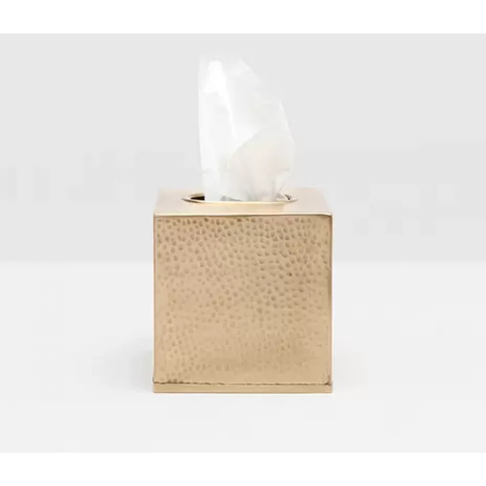 Verum Antique Brass Tissue Box 5.5"L x 5.5"W x 5.5"H