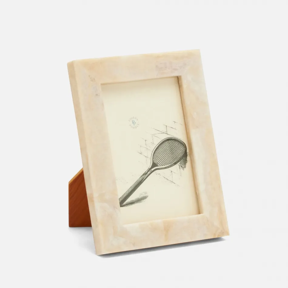 Helena Beige Frame 4"L x 6"H
