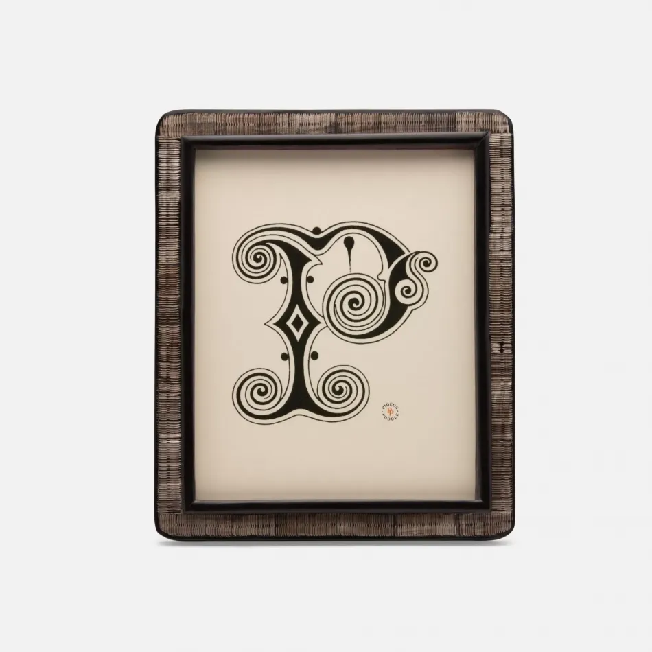 Rauma Dark Frame 8"X10" Chiseled Horn