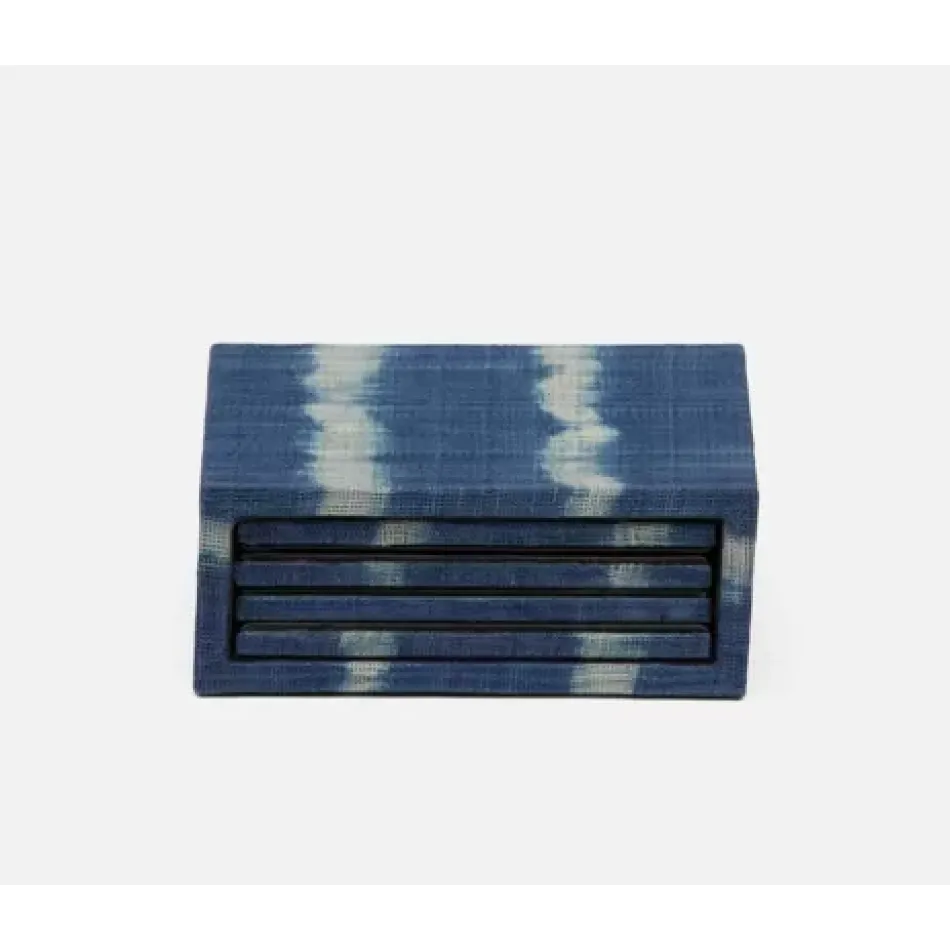 Kuta Blue Tie Dye, Coasters Set of 4, Abaca, Pack of 2