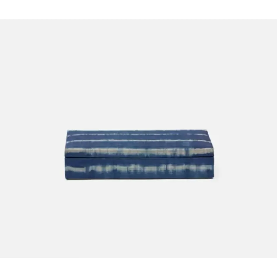 Maili Blue Tie Dye Box Small Abaca