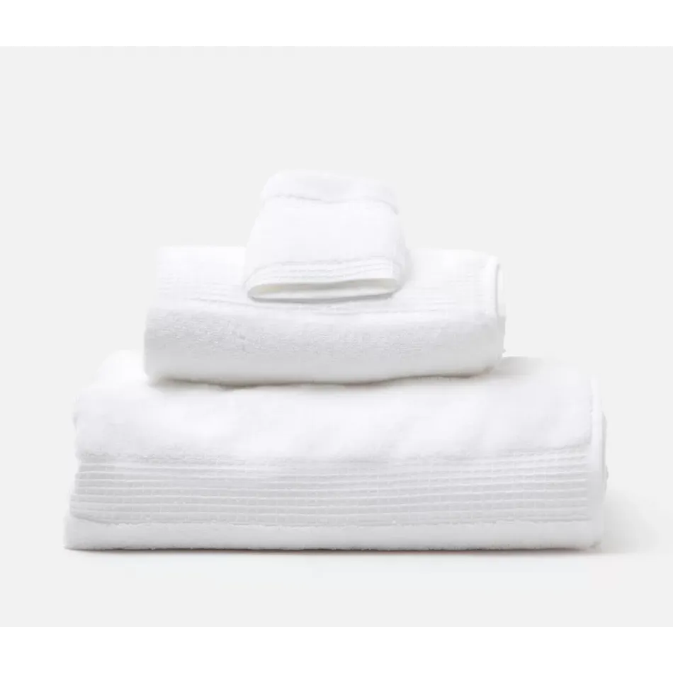 Annecy White Bath Towels