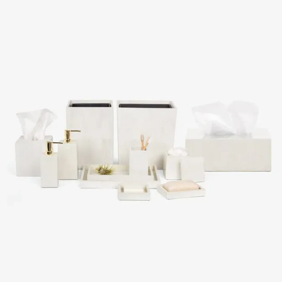 Arles White Bath Accessories