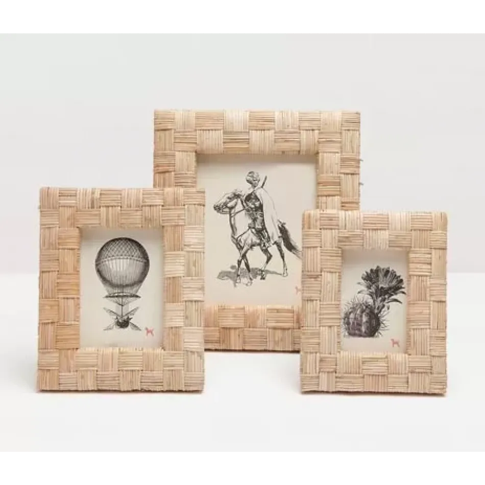 Grasse Natural Cane Picture Frames