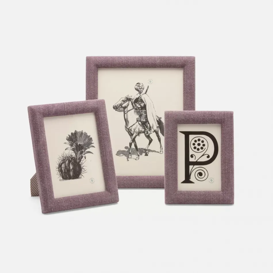 Kemi Raspberry Cotton Jute Picture Frames