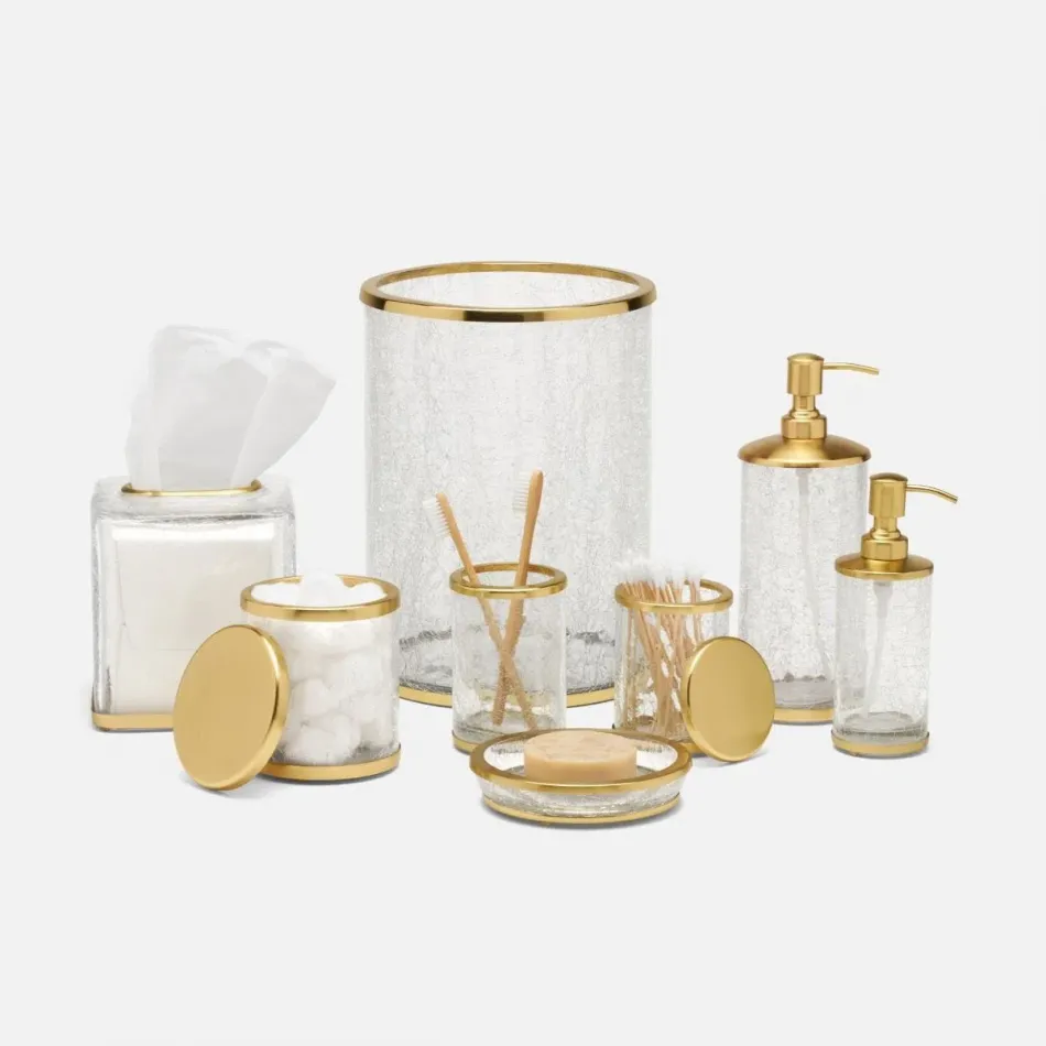 Pomaria Brushed Gold Bath Accessories