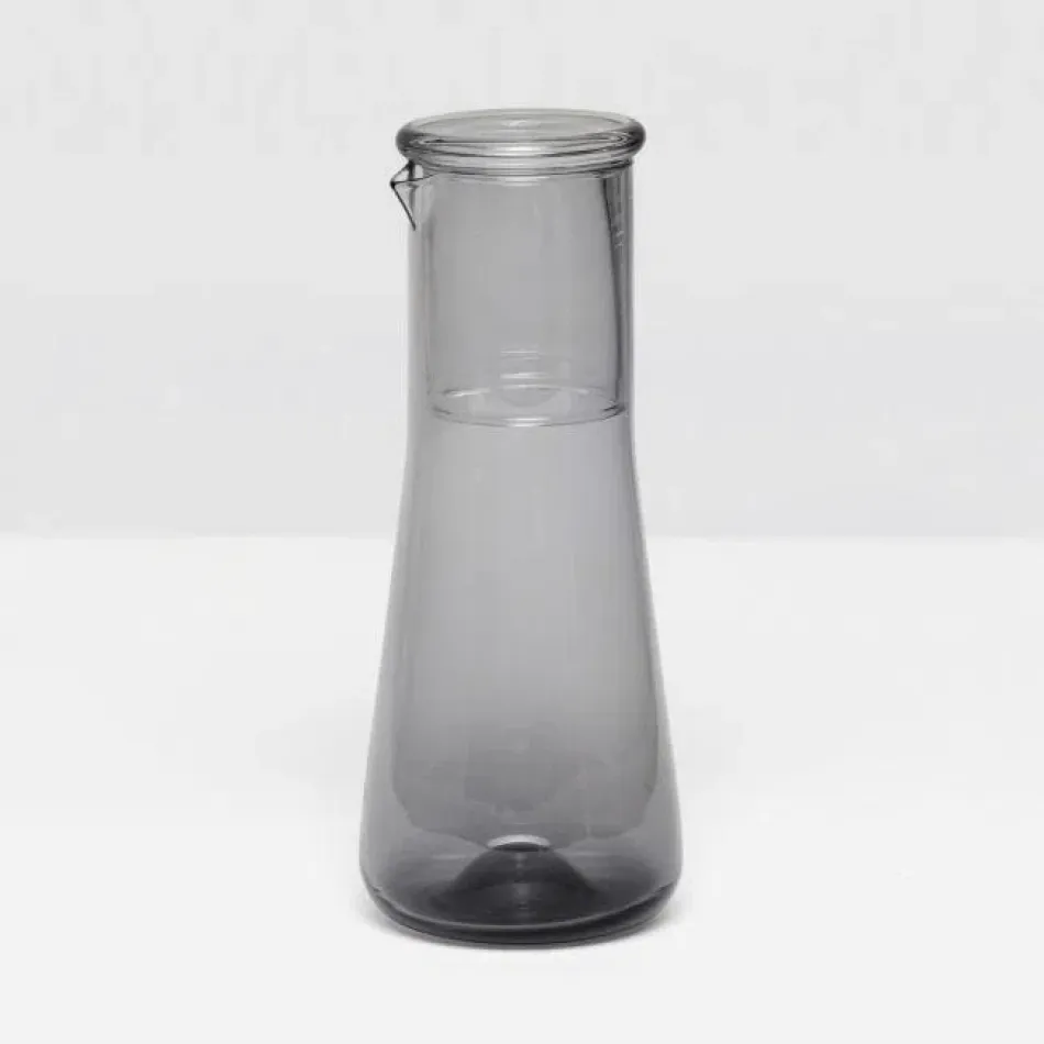 Salfordsmoke Round Carafe Handblown Glass