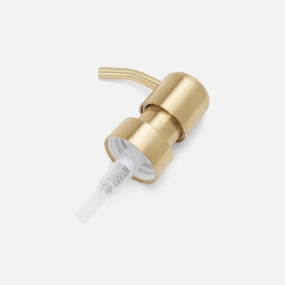 Soap Pump 21 Birds Head Brushed Gold Finish