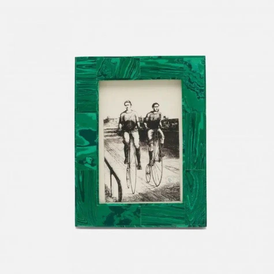 Olten Malachite Marbled Frame 4"L x 6"H