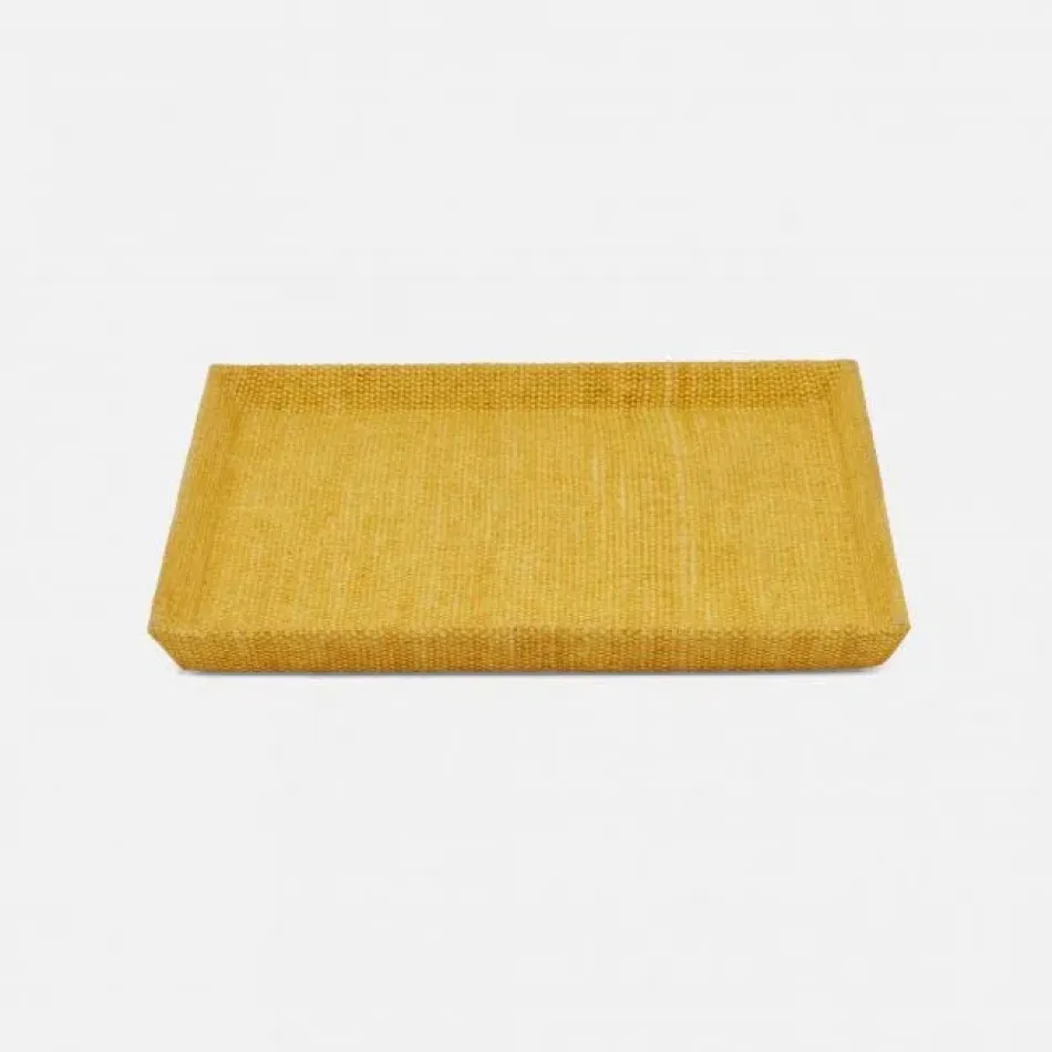 Dresden Dark Yellow Desk Tray Large SQ: 9"L x 9"W x 1"H