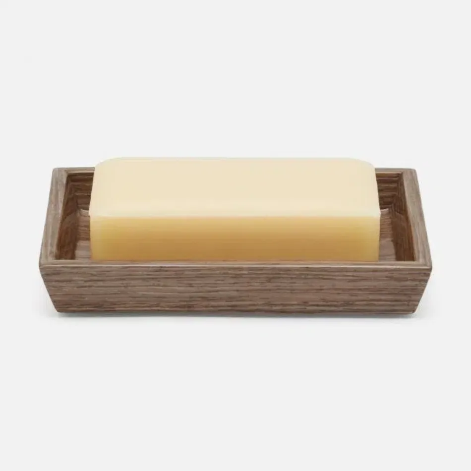 Westerly Oak Soap Dish Rectangular Tapered Veneer