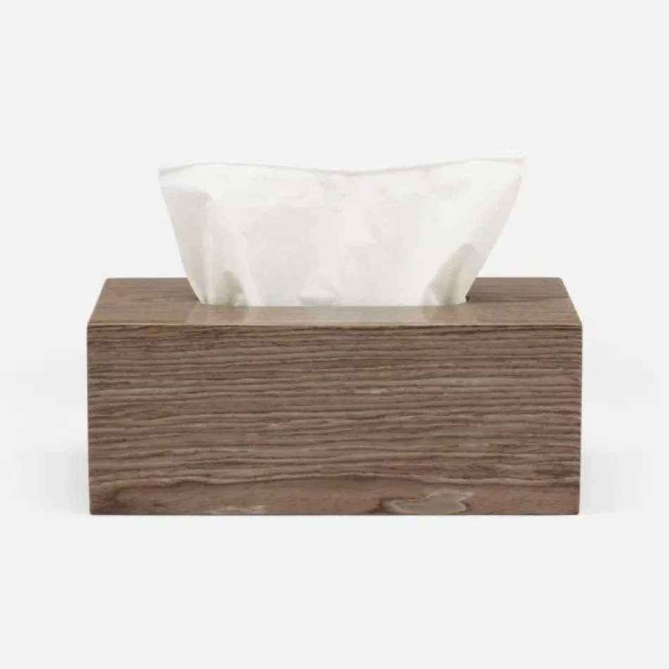 Westerly Oak Tissue Box Rectangular Straight Veneer