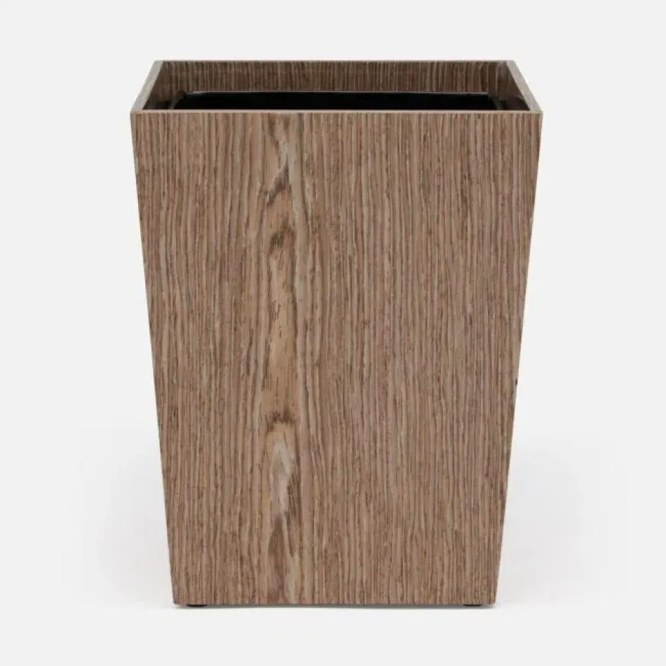 Westerly Oak Wastebasket Square Tapered Veneer